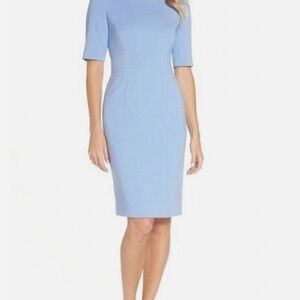 Eliza J Light Blue Midi Dress